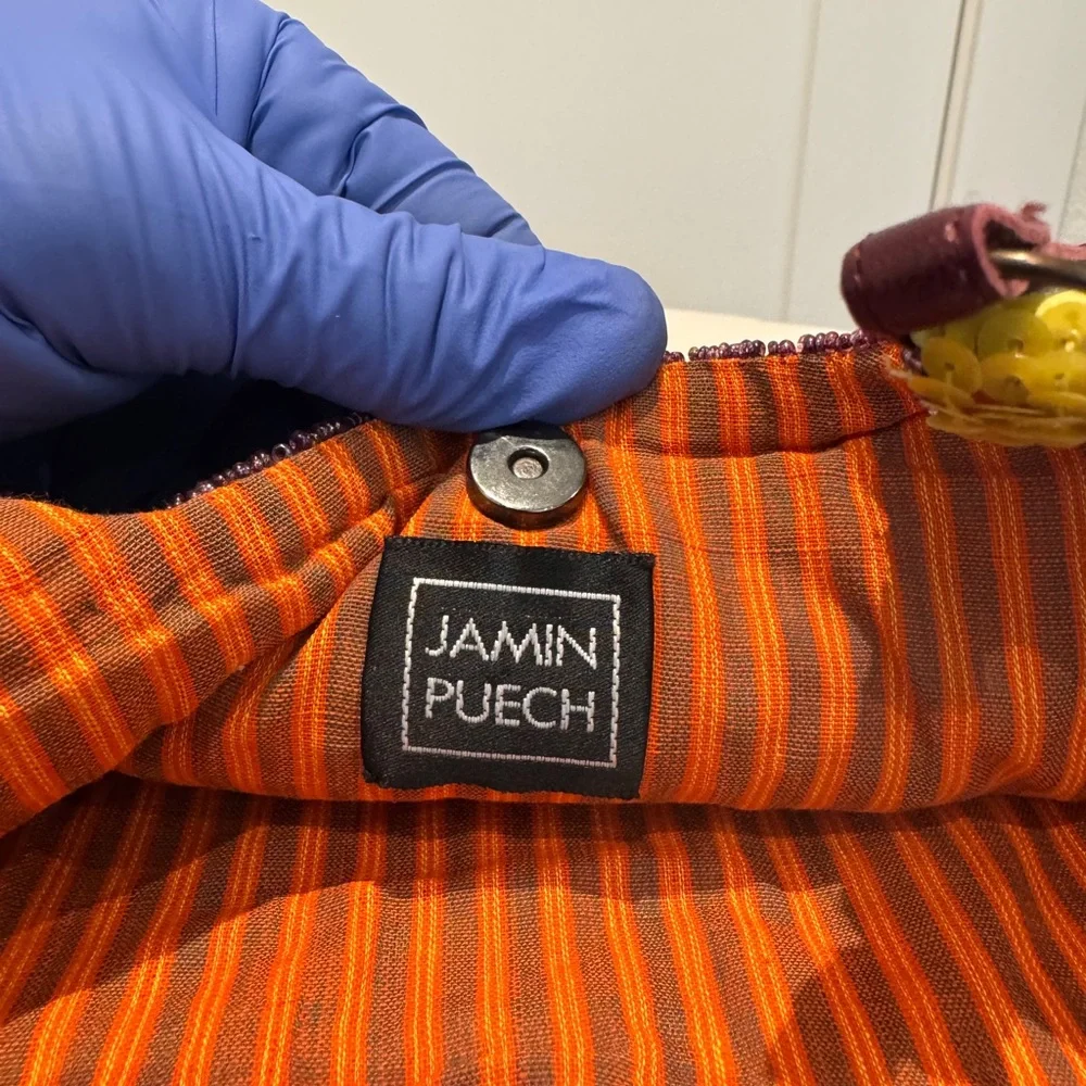 Jamin Puech Hand-Beaded & Sequin Tote – Handmade - Picture 5 of 11